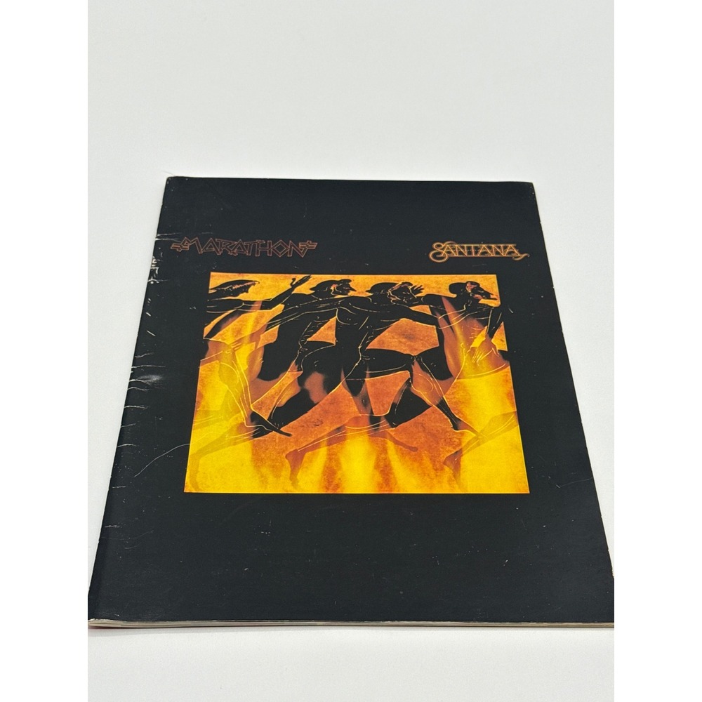 Vintage 1979 Santana Eddie Money Super Joint Concert Program Japan Tour Marathon